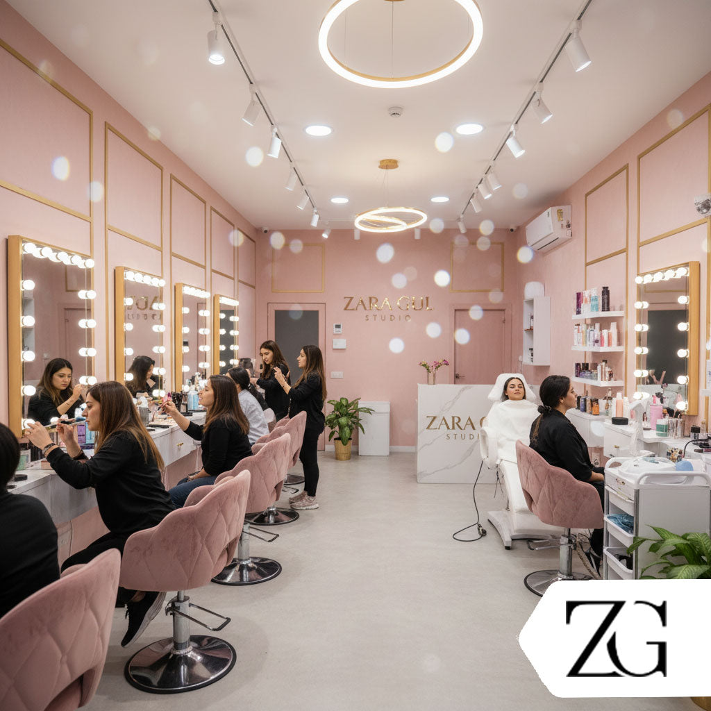 Beauty Salon In Lahore – Premium Makeup and skin care at Zara Gul Studio
